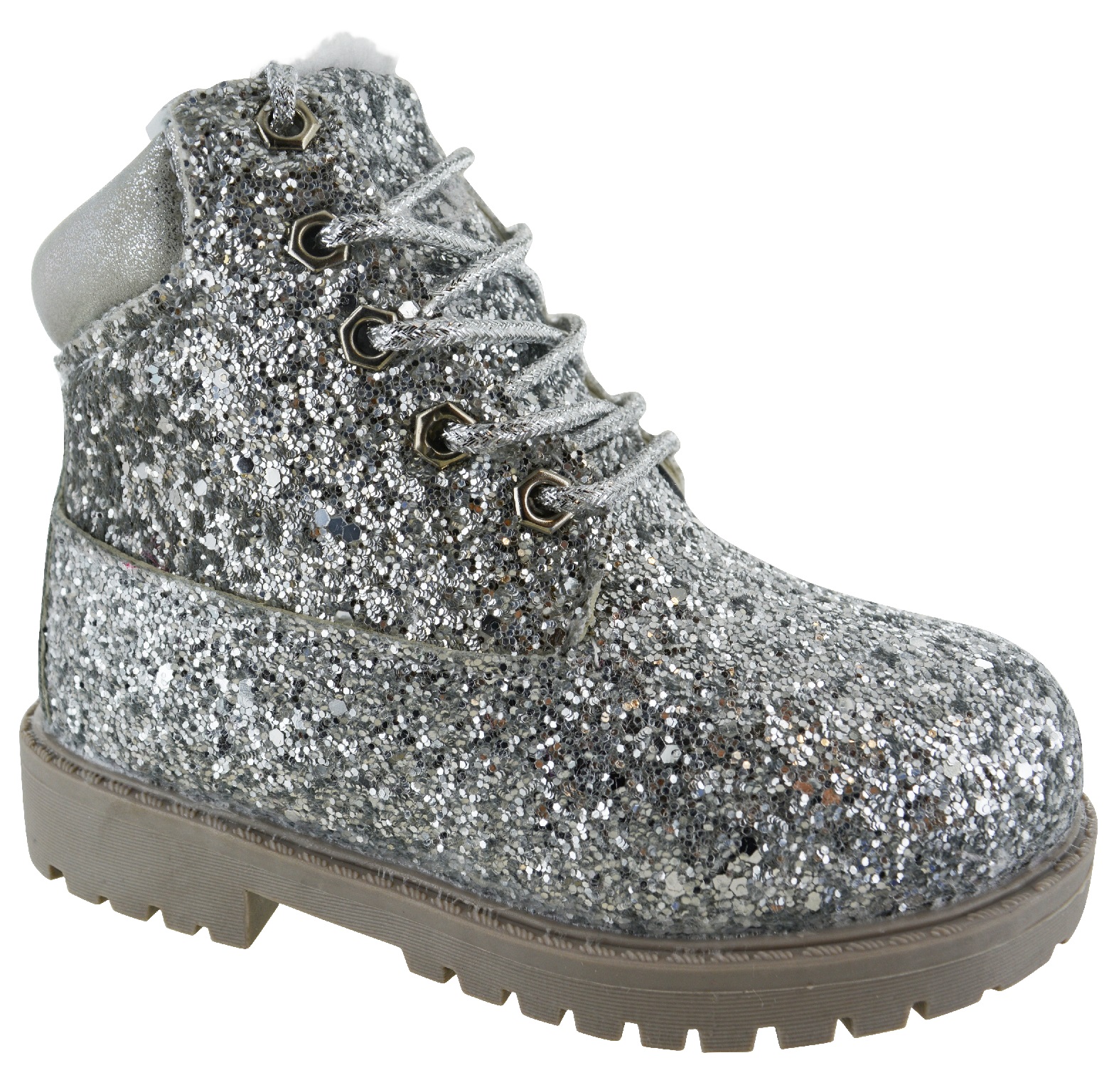 Kinder Winter Warm Kunstpelz Komfort Glitzer Stiefel Kinder Kinder Winter Warm Kunstpelz Komfort Glitzer Stiefel Kinder